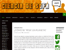 Tablet Screenshot of cienciadesofa.com